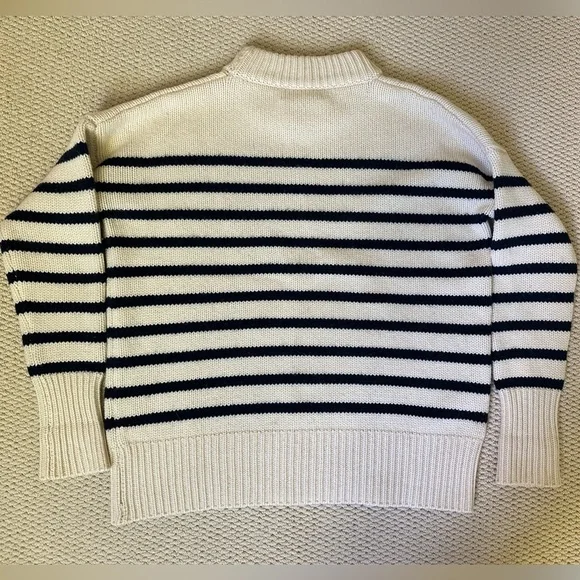 La Ligne Marin Sweater. S. Cream/Navy. EUC. - Picture 8 of 12